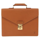 LOUIS VUITTON Epi Serviette Conseiller Briefcase Zipangu Gold M54428 Auth BA8150-2
