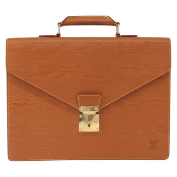 LOUIS VUITTON Epi Serviette Conseiller Briefcase Zipangu Gold M54428 Auth BA8150 - 0