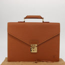 LOUIS VUITTON Epi Serviette Conseiller Briefcase Zipangu Gold M54428 Auth BA8150-26