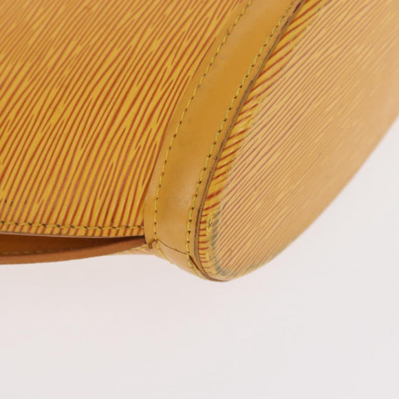 LOUIS VUITTON Epi Saint Jacques Hand Bag Yellow M52279 LV Auth BA8151