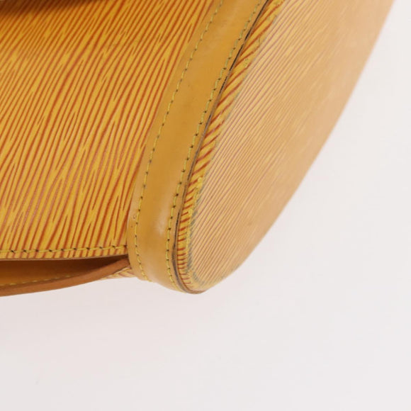 LOUIS VUITTON Epi Saint Jacques Hand Bag Yellow M52279 LV Auth BA8151