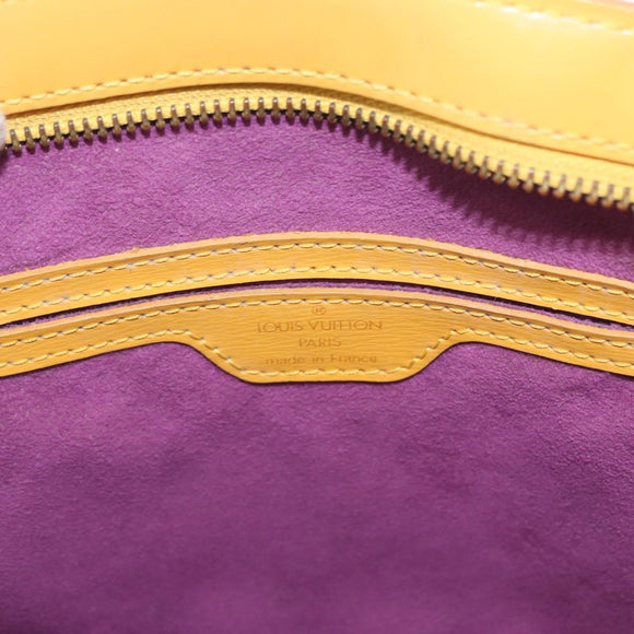 LOUIS VUITTON Epi Saint Jacques Hand Bag Yellow M52279 LV Auth BA8151