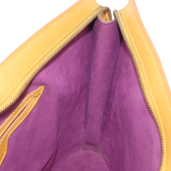 LOUIS VUITTON Epi Saint Jacques Hand Bag Yellow M52279 LV Auth BA8151