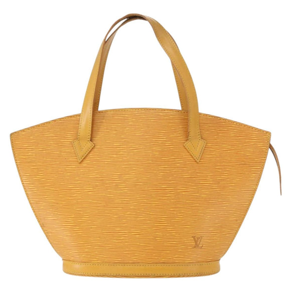 LOUIS VUITTON Epi Saint Jacques Hand Bag Yellow M52279 LV Auth BA8151