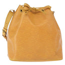 LOUIS VUITTON Epi Petit Noe Shoulder Bag Yellow M44109 LV Auth BA8153-1