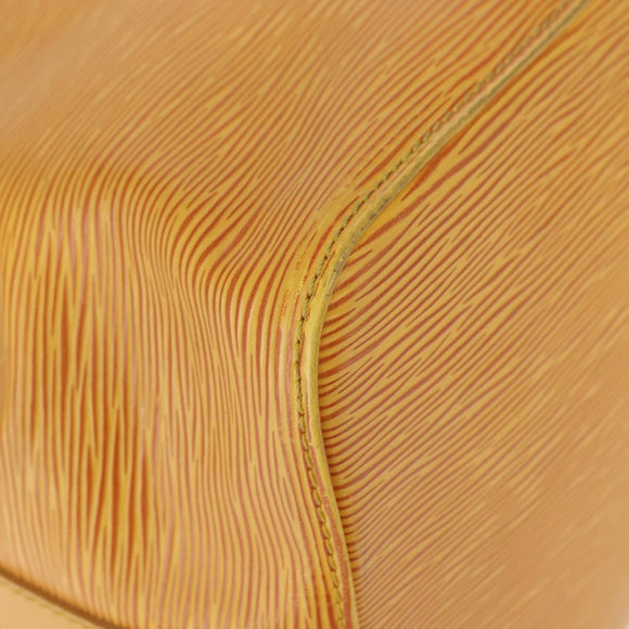 LOUIS VUITTON Epi Petit Noe Shoulder Bag Yellow M44109 LV Auth BA8153