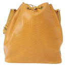 LOUIS VUITTON Epi Petit Noe Shoulder Bag Yellow M44109 LV Auth BA8153-2