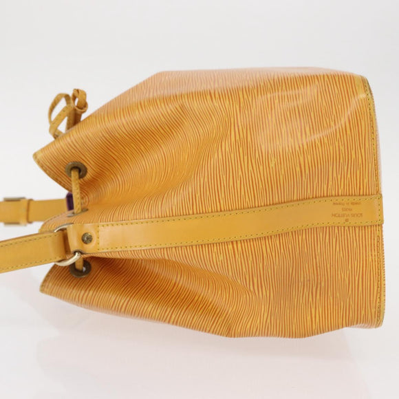 LOUIS VUITTON Epi Petit Noe Shoulder Bag Yellow M44109 LV Auth BA8153