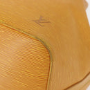 LOUIS VUITTON Epi Petit Noe Shoulder Bag Yellow M44109 LV Auth BA8154-14