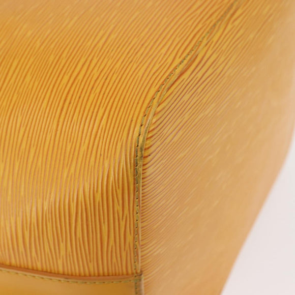 LOUIS VUITTON Epi Petit Noe Shoulder Bag Yellow M44109 LV Auth BA8154