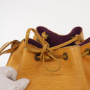 LOUIS VUITTON Epi Petit Noe Shoulder Bag Yellow M44109 LV Auth BA8154-10