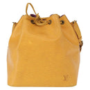 LOUIS VUITTON Epi Petit Noe Shoulder Bag Yellow M44109 LV Auth BA8154-13