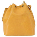 LOUIS VUITTON Epi Petit Noe Shoulder Bag Yellow M44109 LV Auth BA8154-2
