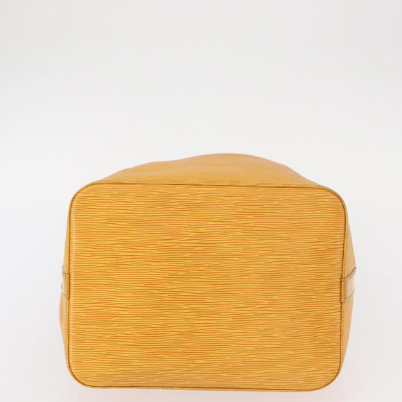 LOUIS VUITTON Epi Petit Noe Shoulder Bag Yellow M44109 LV Auth BA8154