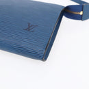 LOUIS VUITTON Epi Pochette Accessoires Pouch Blue M52985 LV Auth BA8155-9