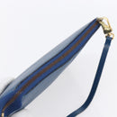 LOUIS VUITTON Epi Pochette Accessoires Pouch Blue M52985 LV Auth BA8155-6