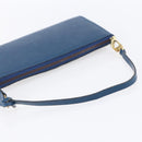 LOUIS VUITTON Epi Pochette Accessoires Pouch Blue M52985 LV Auth BA8155-7