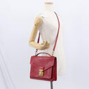 LOUIS VUITTON Epi Monceau 28 Hand Bag Red M40783 LV Auth BA8156-24