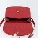 LOUIS VUITTON Epi Saint Cloud GM Shoulder Bag Red M52197 LV Auth BA8157-15