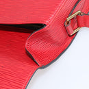 LOUIS VUITTON Epi Saint Cloud GM Shoulder Bag Red M52197 LV Auth BA8157-16