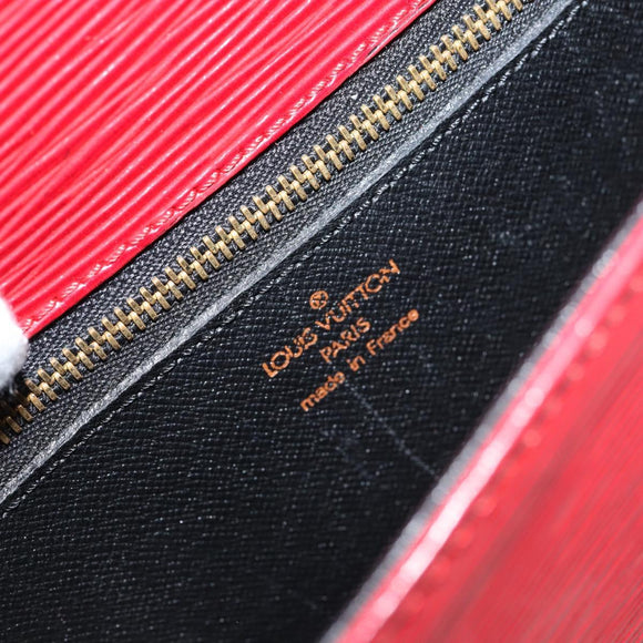 LOUIS VUITTON Epi Saint Cloud GM Shoulder Bag Red M52197 LV Auth BA8157