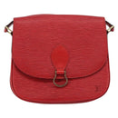 LOUIS VUITTON Epi Saint Cloud GM Shoulder Bag Red M52197 LV Auth BA8157-2
