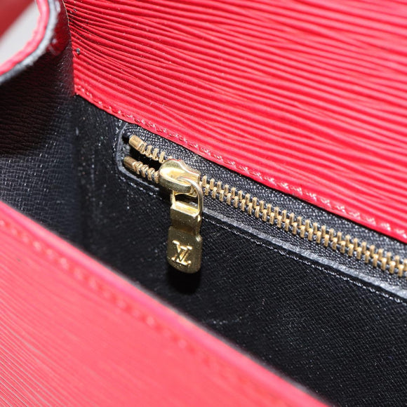 LOUIS VUITTON Epi Saint Cloud GM Shoulder Bag Red M52197 LV Auth BA8157