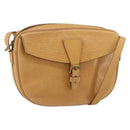 LOUIS VUITTON Epi Jeune Fille MM Shoulder Bag Beige M52156 LV Auth BA8158-1