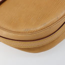LOUIS VUITTON Epi Jeune Fille MM Shoulder Bag Beige M52156 LV Auth BA8158-15