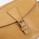 LOUIS VUITTON Epi Jeune Fille MM Shoulder Bag Beige M52156 LV Auth BA8158-18