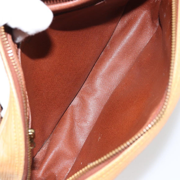 LOUIS VUITTON Epi Jeune Fille MM Shoulder Bag Beige M52156 LV Auth BA8158