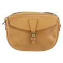 LOUIS VUITTON Epi Jeune Fille MM Shoulder Bag Beige M52156 LV Auth BA8158-13