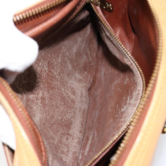 LOUIS VUITTON Epi Jeune Fille MM Shoulder Bag Beige M52156 LV Auth BA8158