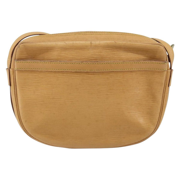 LOUIS VUITTON Epi Jeune Fille MM Shoulder Bag Beige M52156 LV Auth BA8158