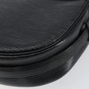 LOUIS VUITTON Epi Jeune Fille MM Shoulder Bag Black M52152 LV Auth BA8159-16