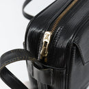 LOUIS VUITTON Epi Jeune Fille MM Shoulder Bag Black M52152 LV Auth BA8159-9