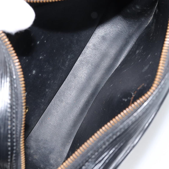 LOUIS VUITTON Epi Jeune Fille MM Shoulder Bag Black M52152 LV Auth BA8159