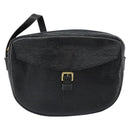 LOUIS VUITTON Epi Jeune Fille MM Shoulder Bag Black M52152 LV Auth BA8159-13