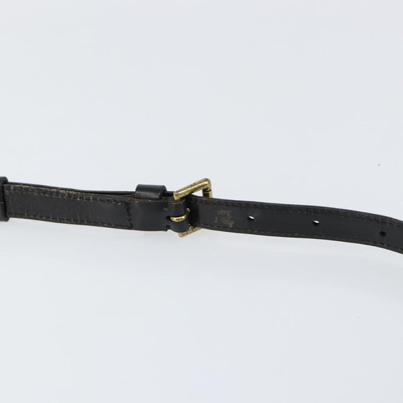 LOUIS VUITTON Epi Jeune Fille MM Shoulder Bag Black M52152 LV Auth BA8159