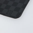 LOUIS VUITTON Damier Graphite Agenda Bureau Note Cover R20974 LV Auth BA8160-11