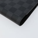 LOUIS VUITTON Damier Graphite Agenda Bureau Note Cover R20974 LV Auth BA8160-9