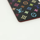 LOUIS VUITTON Monogram Multicolor Etui Hand Mirror Black M92650 LV Auth BA8161-16