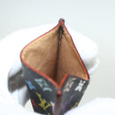 LOUIS VUITTON Monogram Multicolor Etui Hand Mirror Black M92650 LV Auth BA8161-17