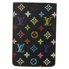LOUIS VUITTON Monogram Multicolor Etui Hand Mirror Black M92650 LV Auth BA8161 - 0