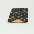 LOUIS VUITTON Monogram Multicolor Etui Hand Mirror Black M92650 LV Auth BA8161-5