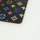 LOUIS VUITTON Monogram Multicolor Etui Hand Mirror Black M92650 LV Auth BA8161-7