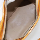 LOUIS VUITTON Monogram Vernis Houston Hand Bag Beige M91004 LV Auth BA8163-18