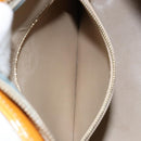 LOUIS VUITTON Monogram Vernis Houston Hand Bag Beige M91004 LV Auth BA8163-22