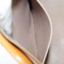 LOUIS VUITTON Monogram Vernis Houston Hand Bag Beige M91004 LV Auth BA8163-23