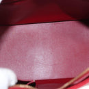 LOUIS VUITTON Monogram Vernis Houston Hand Bag Pomme D'amour M91385 Auth BA8164-10
